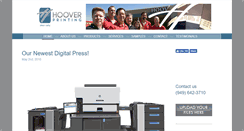Desktop Screenshot of hooverprinting.com